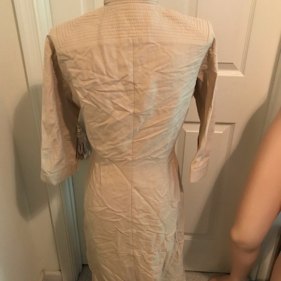 Samsonite dress authentic size US6 tan brass snap closure - Picture 3 of 9